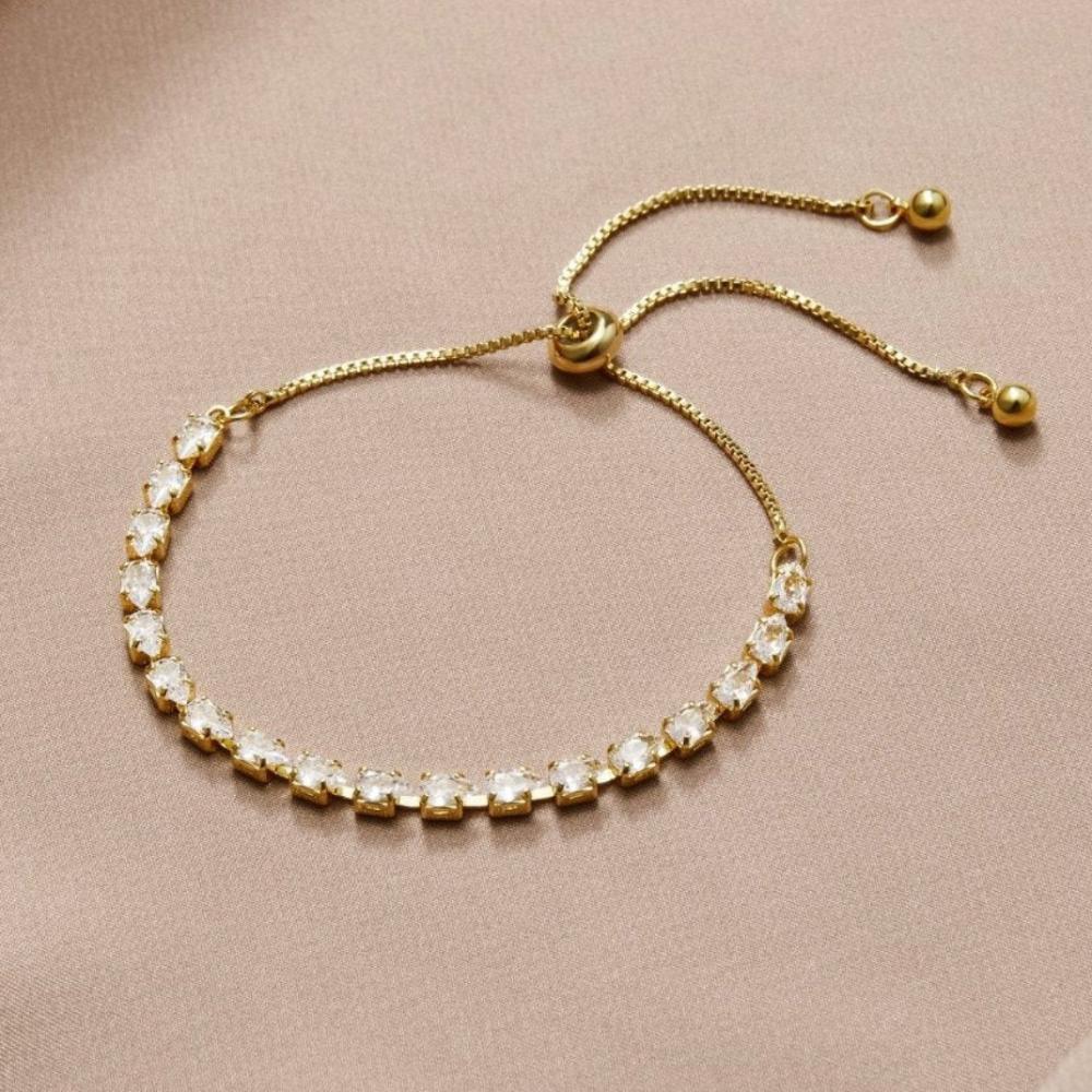 Anpassbares Armband mit strahlenden Akzenten