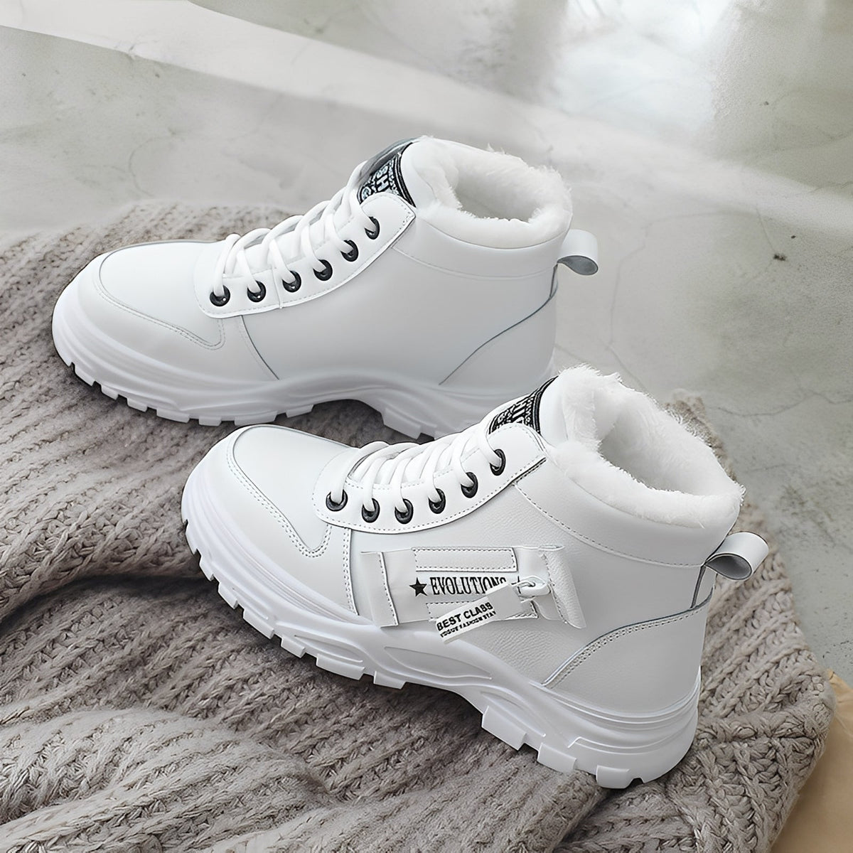 Jazmine - Modische Damen-Stiefeletten mit Plüsch