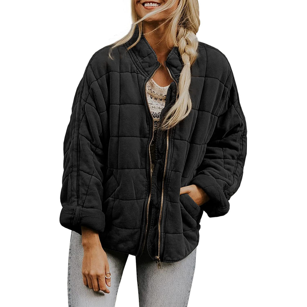 Jordana - Geräumige Daunenjacke mit Taschen für Damen
