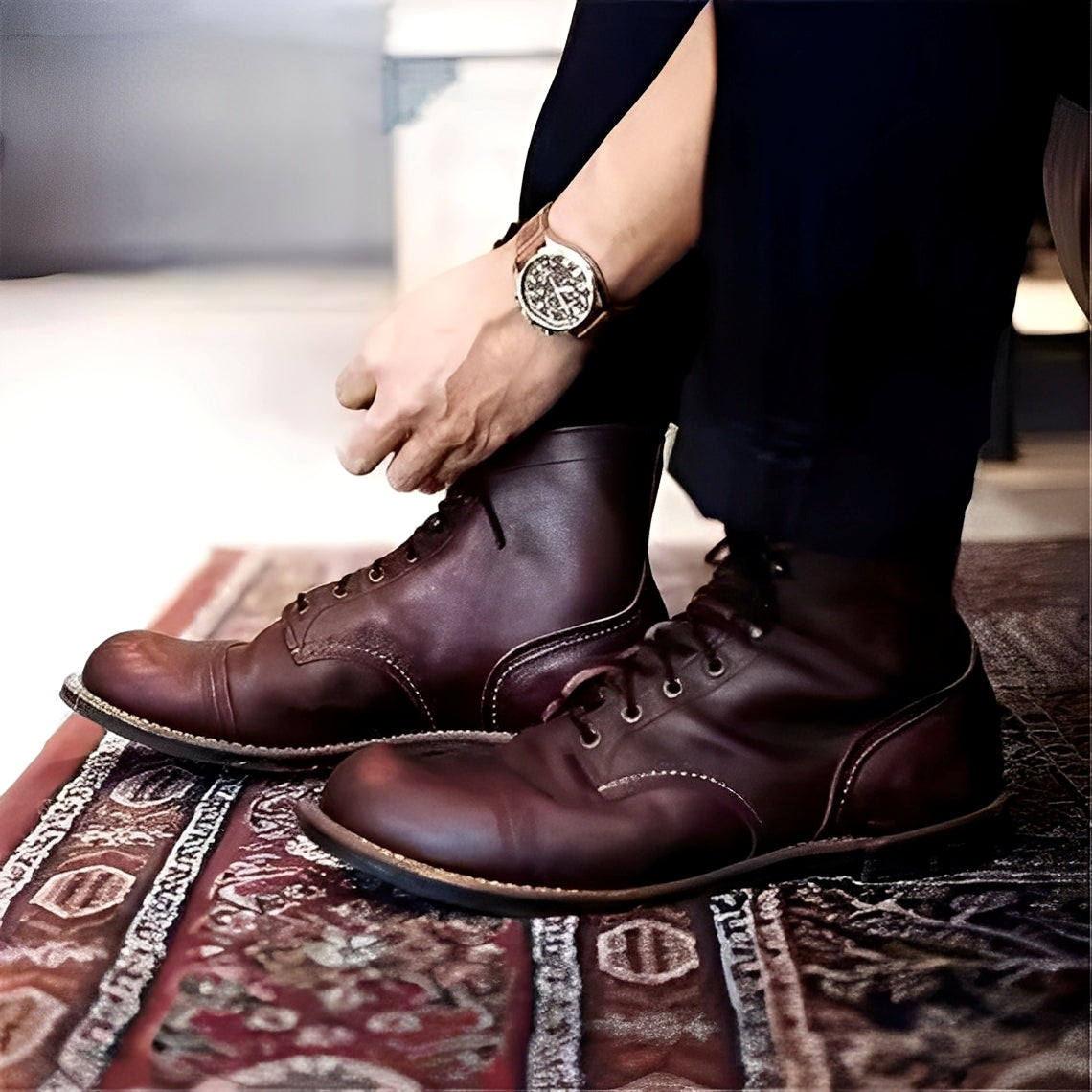 Garrick - Robuste Vintage-Stiefel