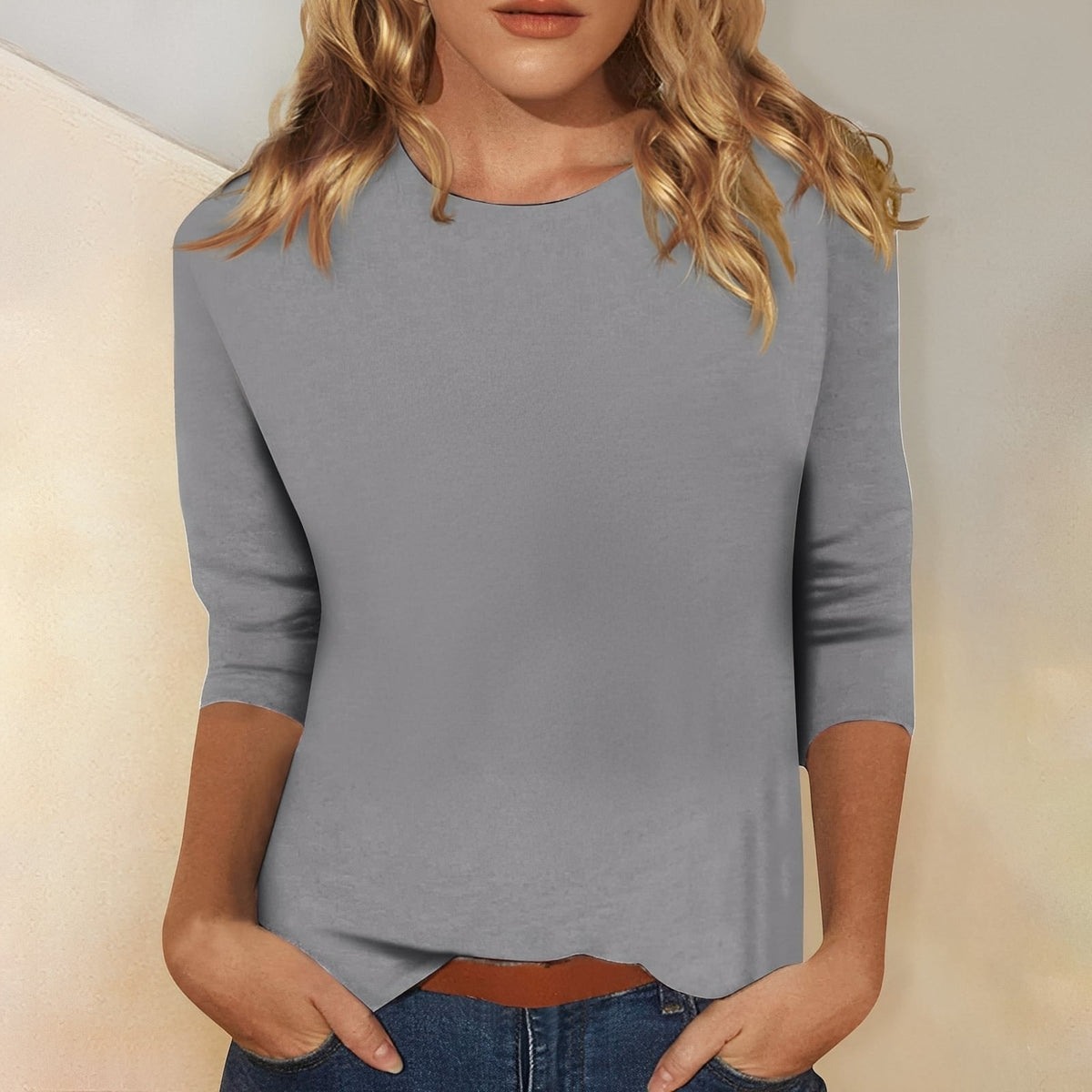 Katherina - Angenehmes Rundhals-Shirt