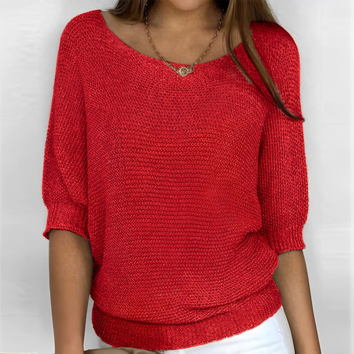 Leonie - Trendiger Pullover mit Rundhals
