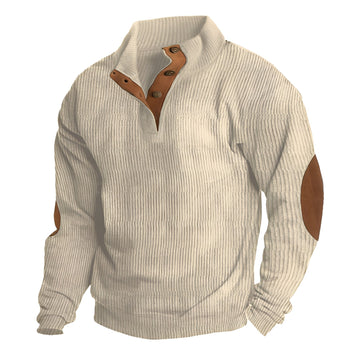 Clark - Komfortabler und lässiger Herren-Cordpullover