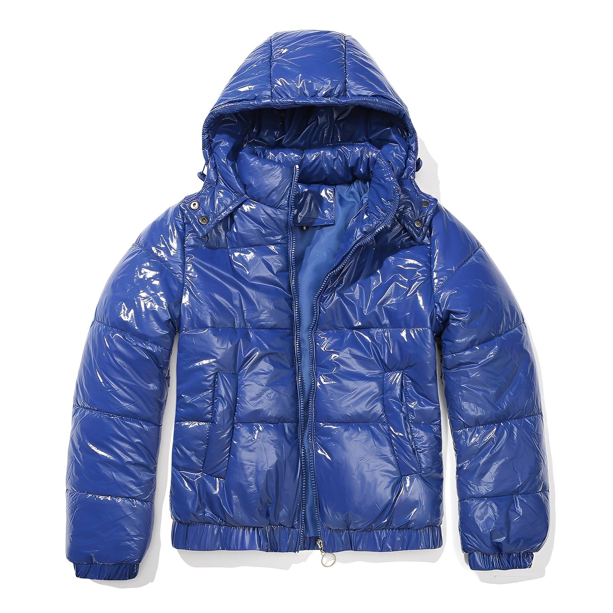 Yazmin - Schicke, glänzende Damenjacke mit Kapuze