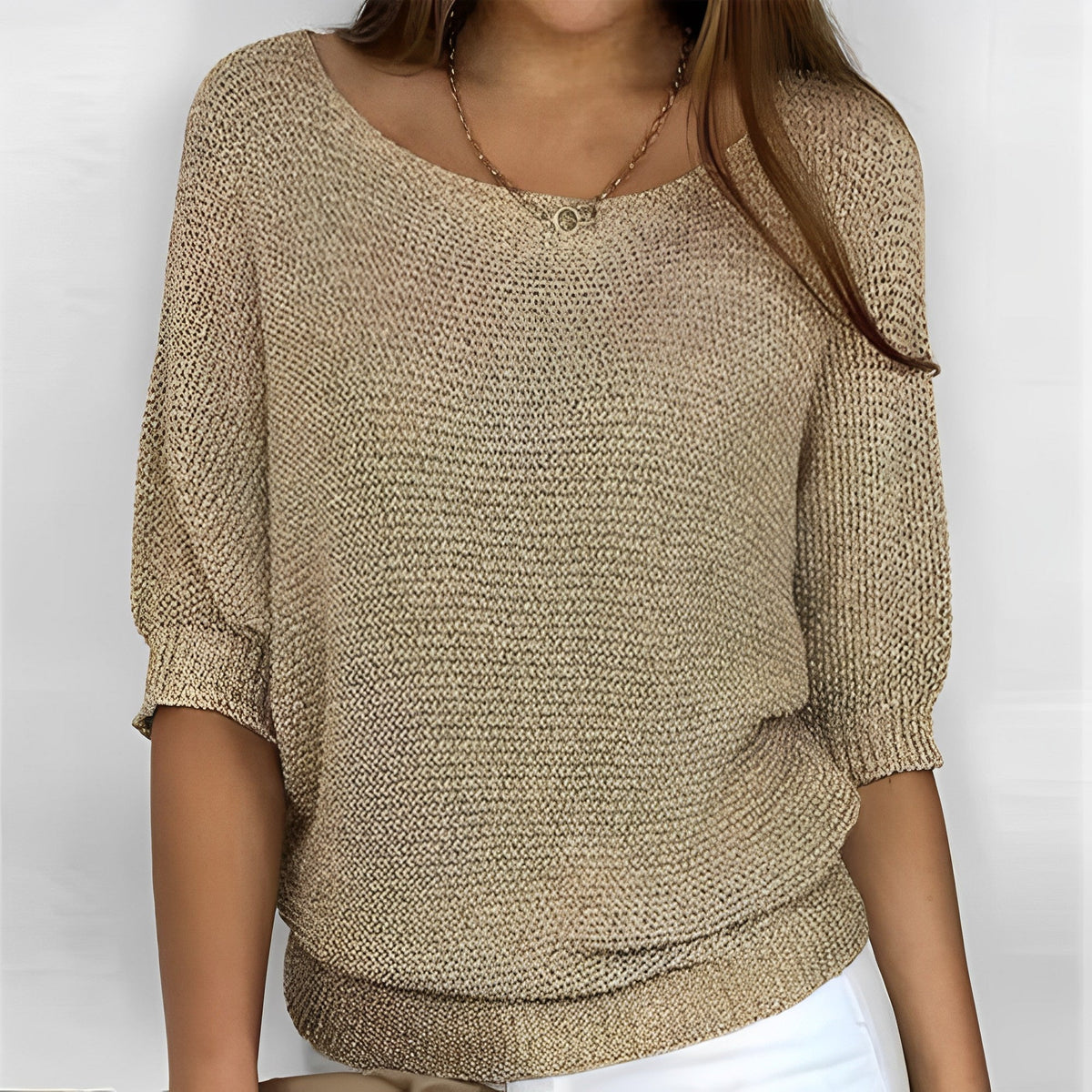 Leonie - Trendiger Pullover mit Rundhals