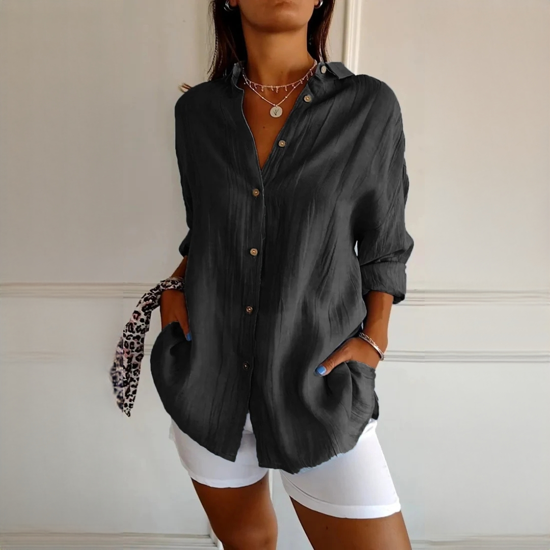 Xaelle - Elegante Bluse mit Knöpfen