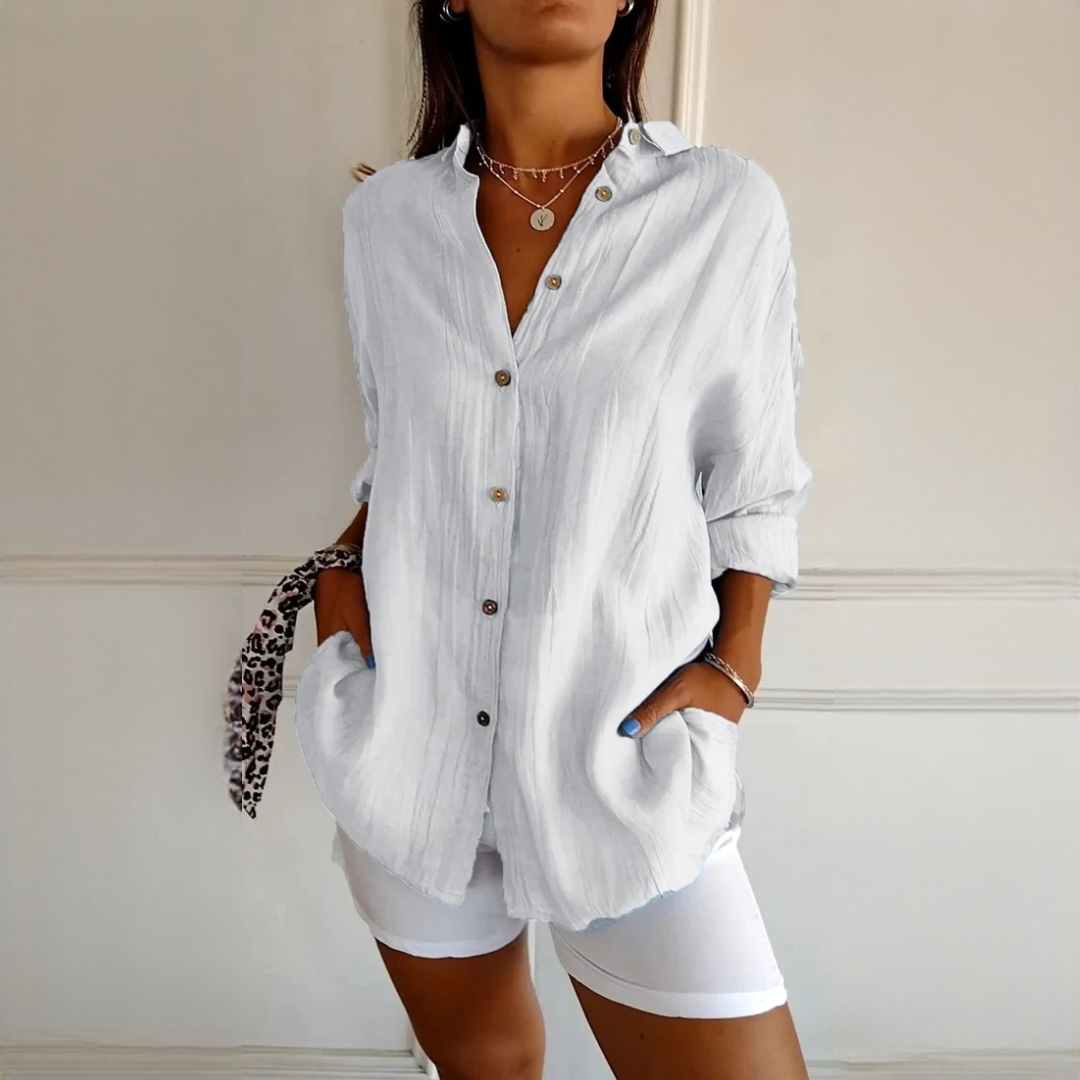 Xaelle - Elegante Bluse mit Knöpfen