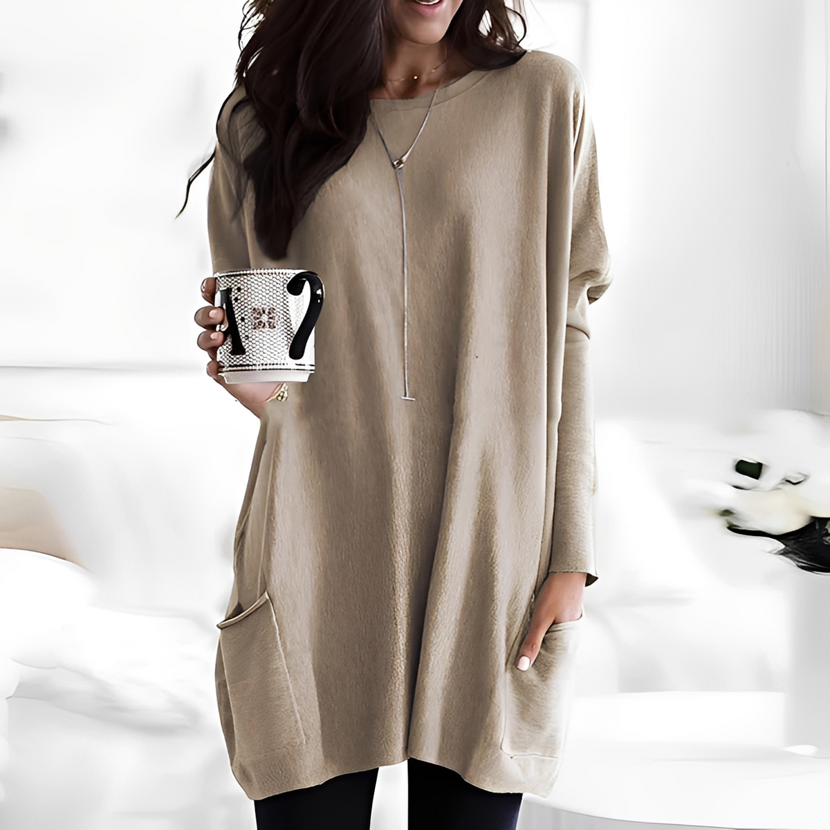 Diane - Komfortabler Langarm-Pullover