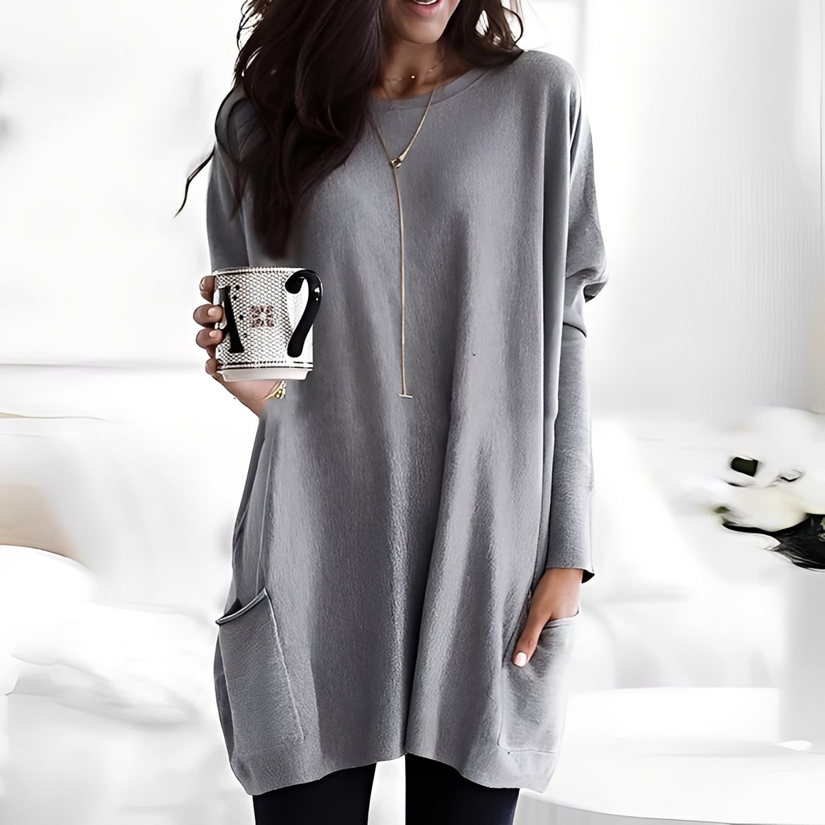 Diane - Komfortabler Langarm-Pullover