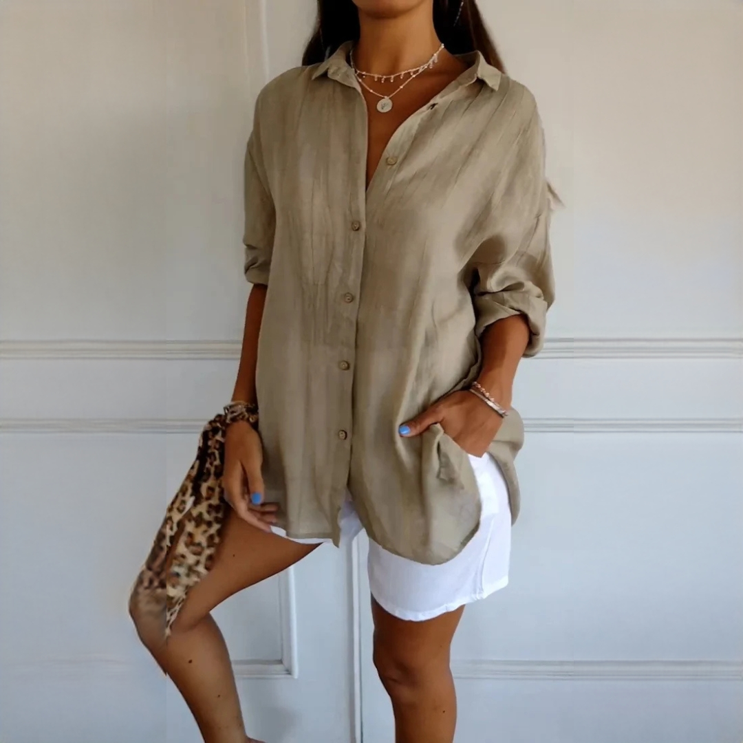Xaelle - Elegante Bluse mit Knöpfen
