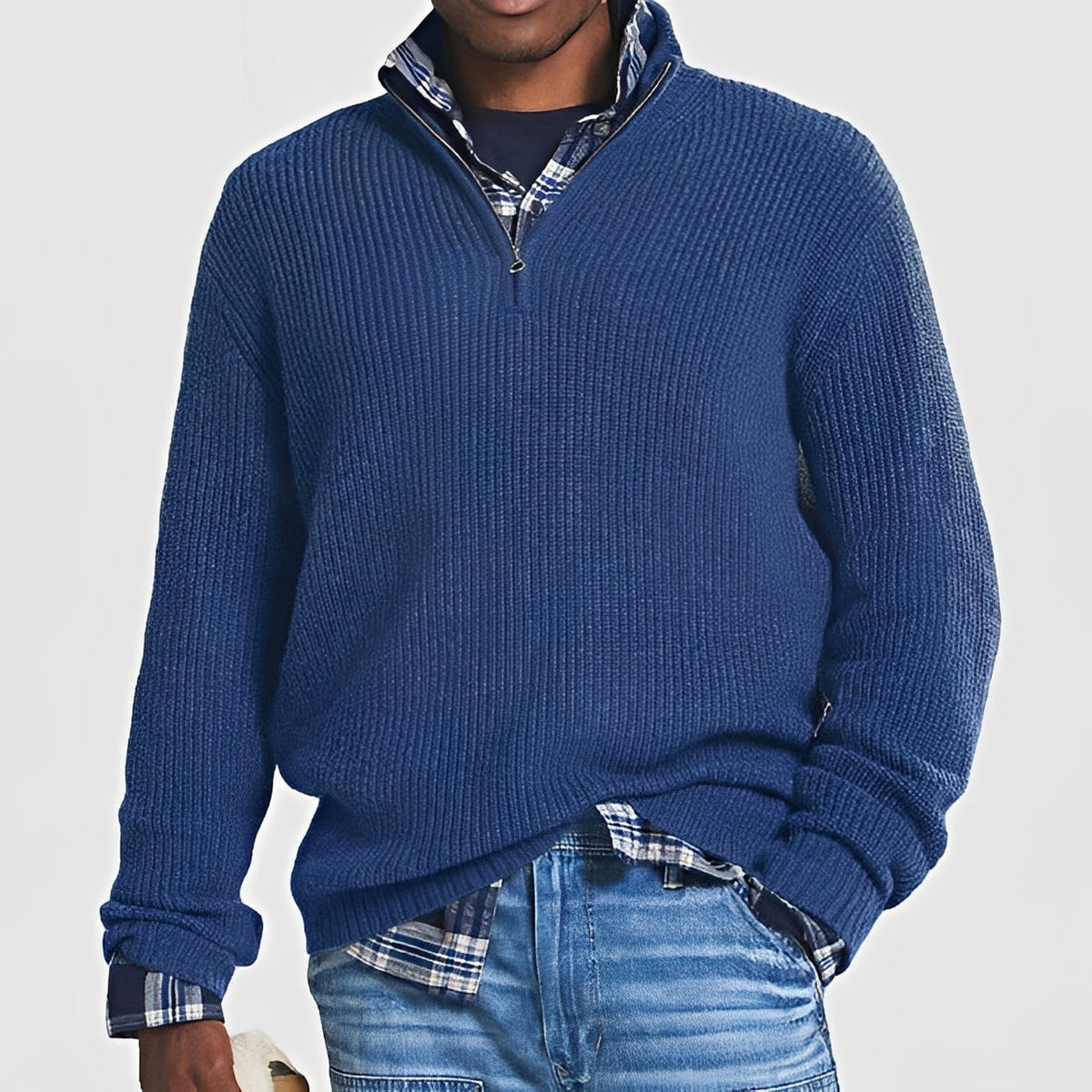 Constantine - Warmer Pulli mit halbem Reißverschluss