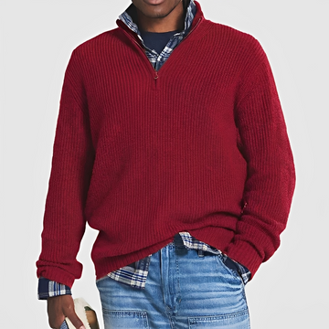 Constantine - Warmer Pulli mit halbem Reißverschluss