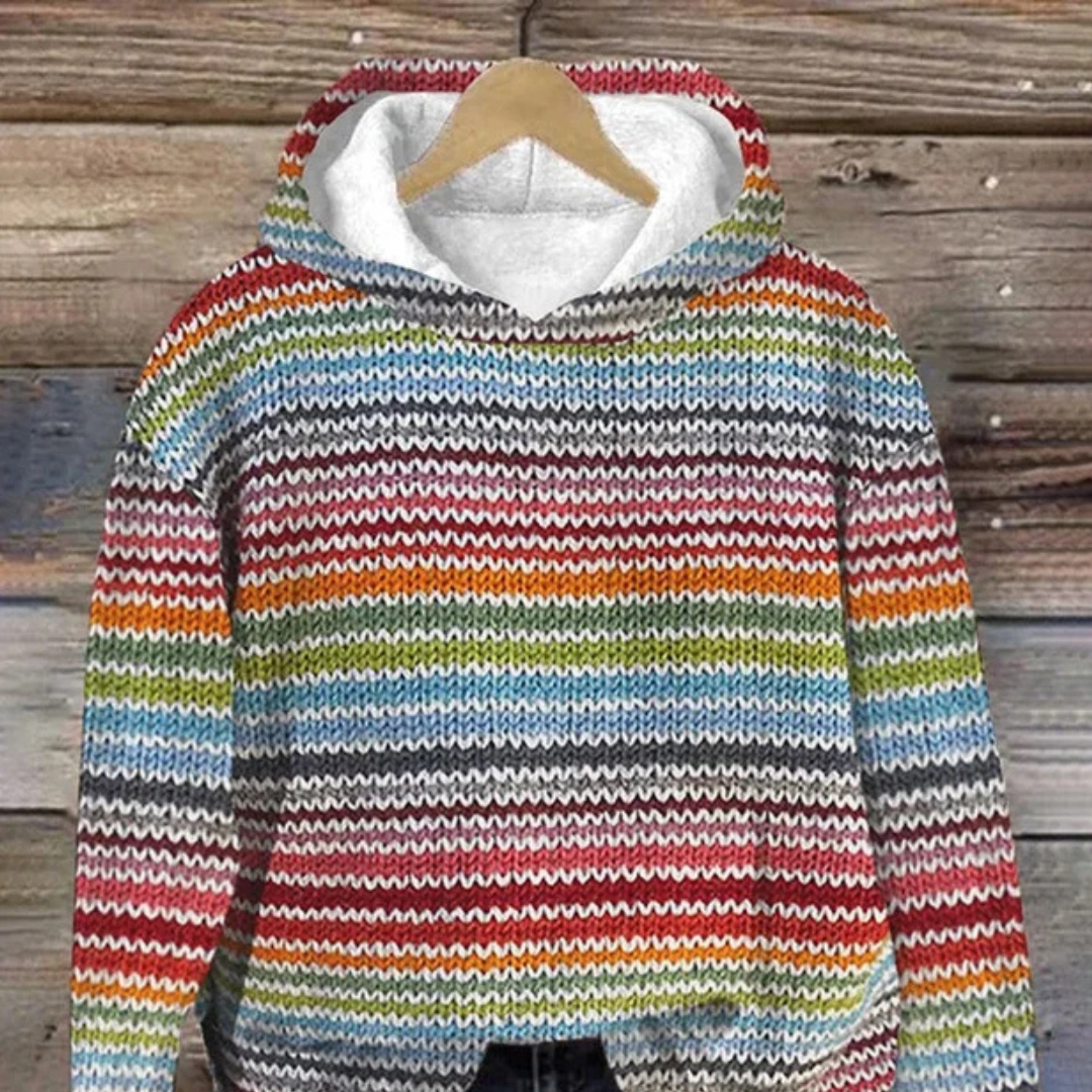 Maacah - Stylische Kapuzenjacke mit Streifen