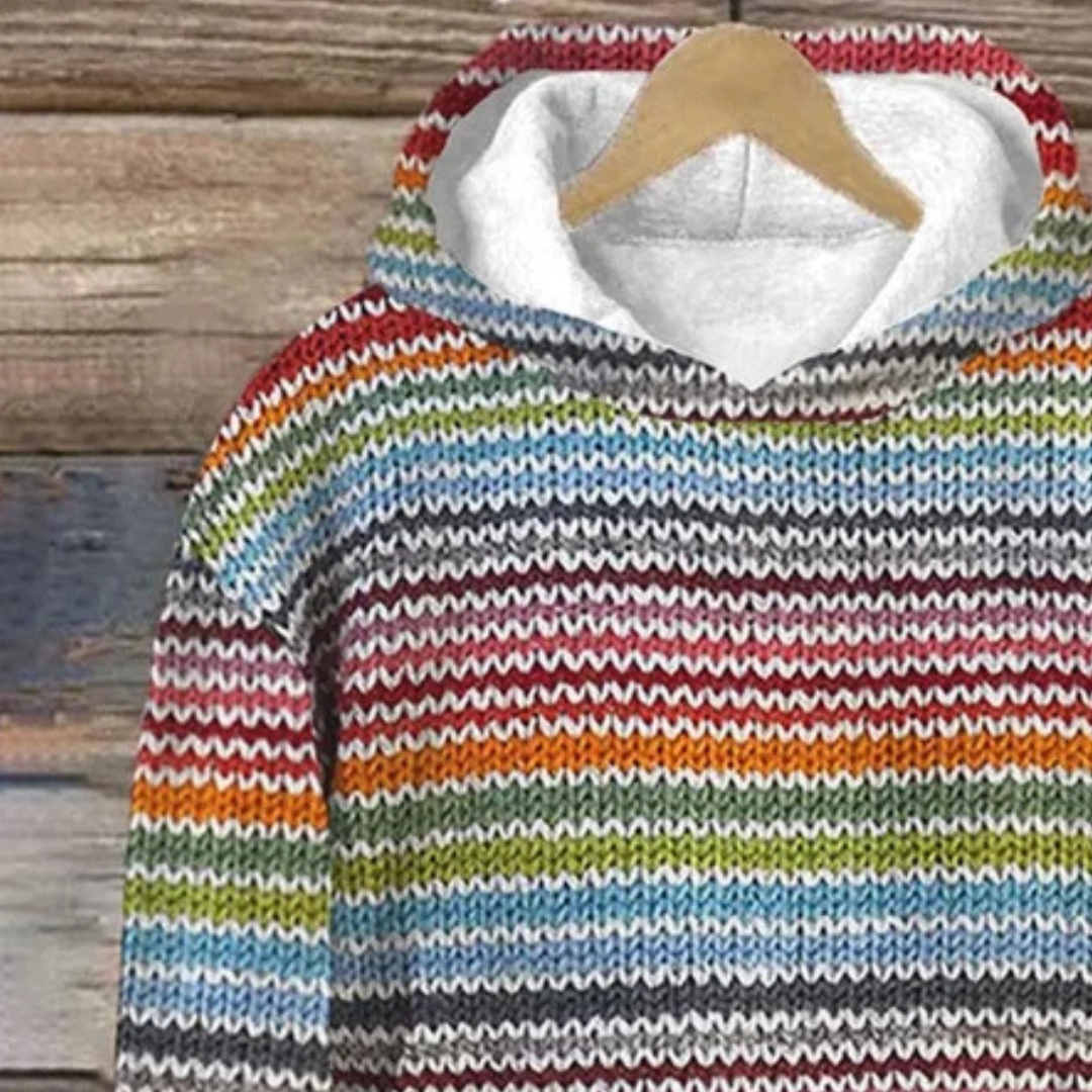 Maacah - Stylische Kapuzenjacke mit Streifen