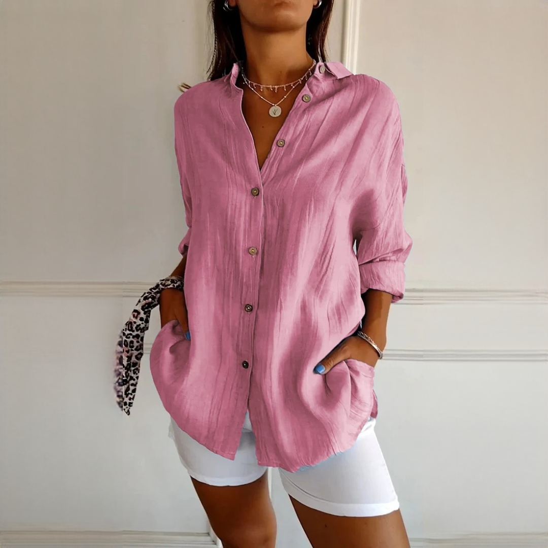 Xaelle - Elegante Bluse mit Knöpfen
