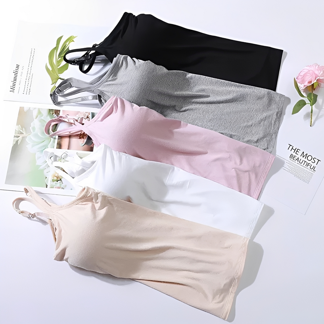 Selena - Elegantes Oberteil mit integriertem BH