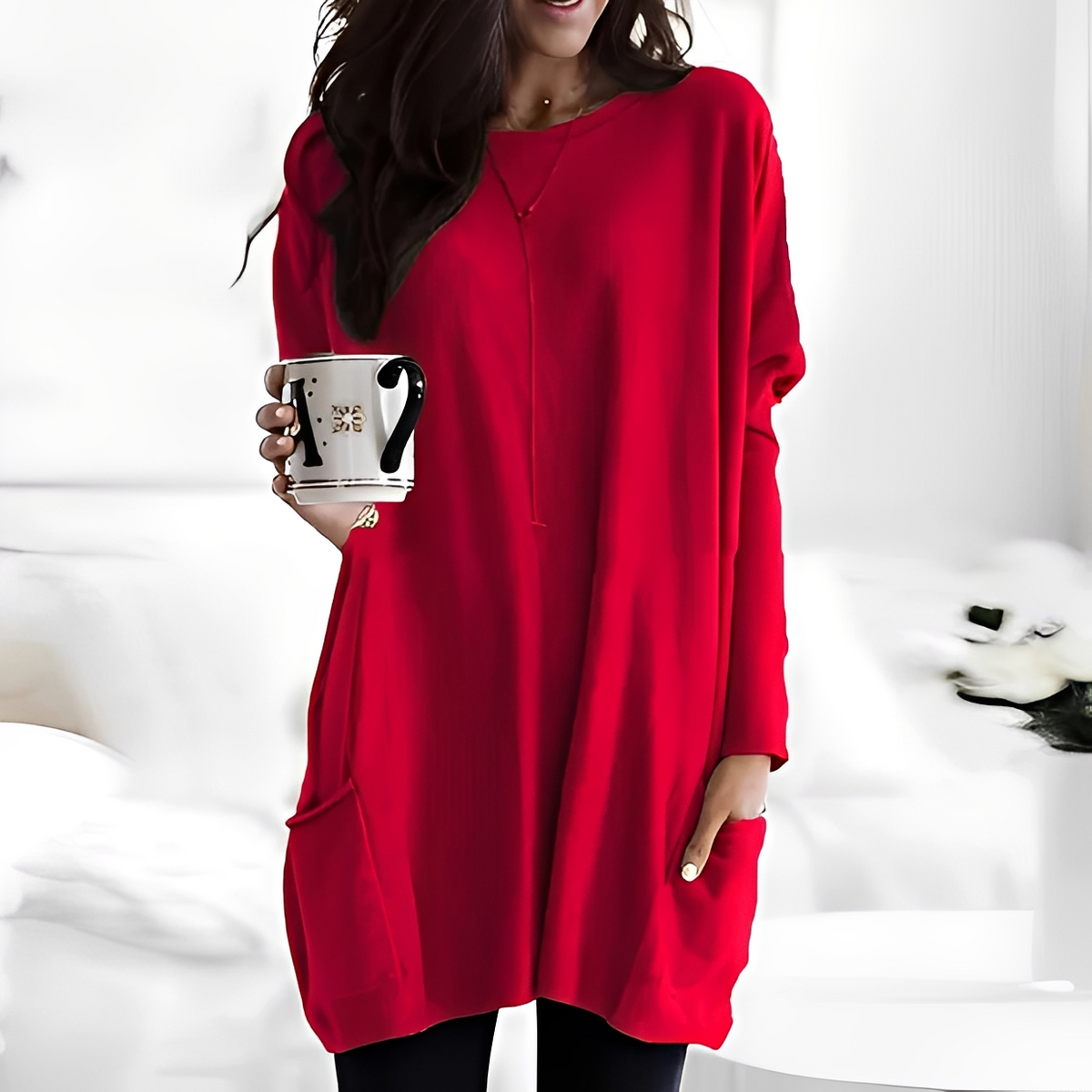 Diane - Komfortabler Langarm-Pullover