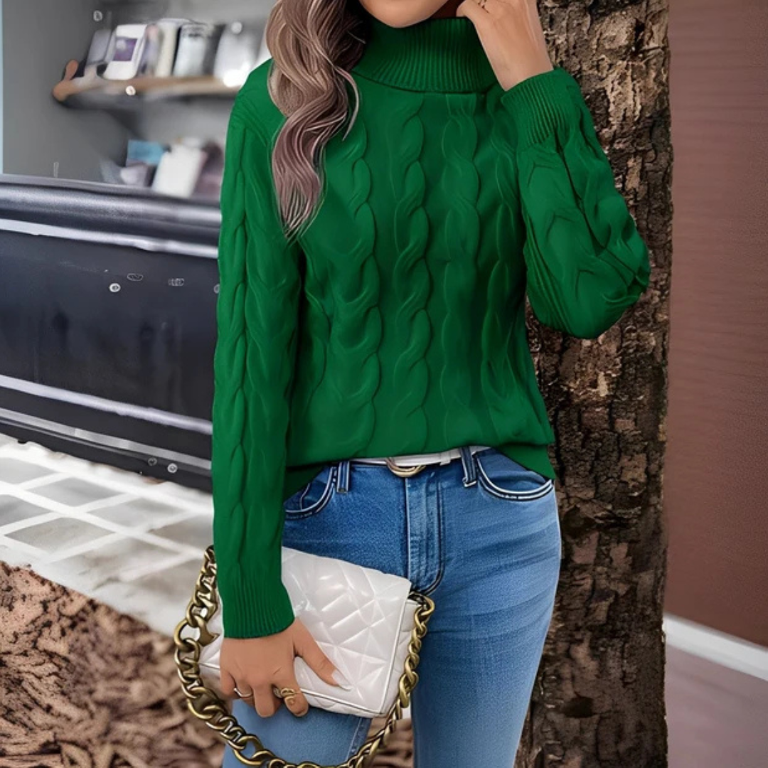 Amélie - Bequemer Pullover mit Rollkragen