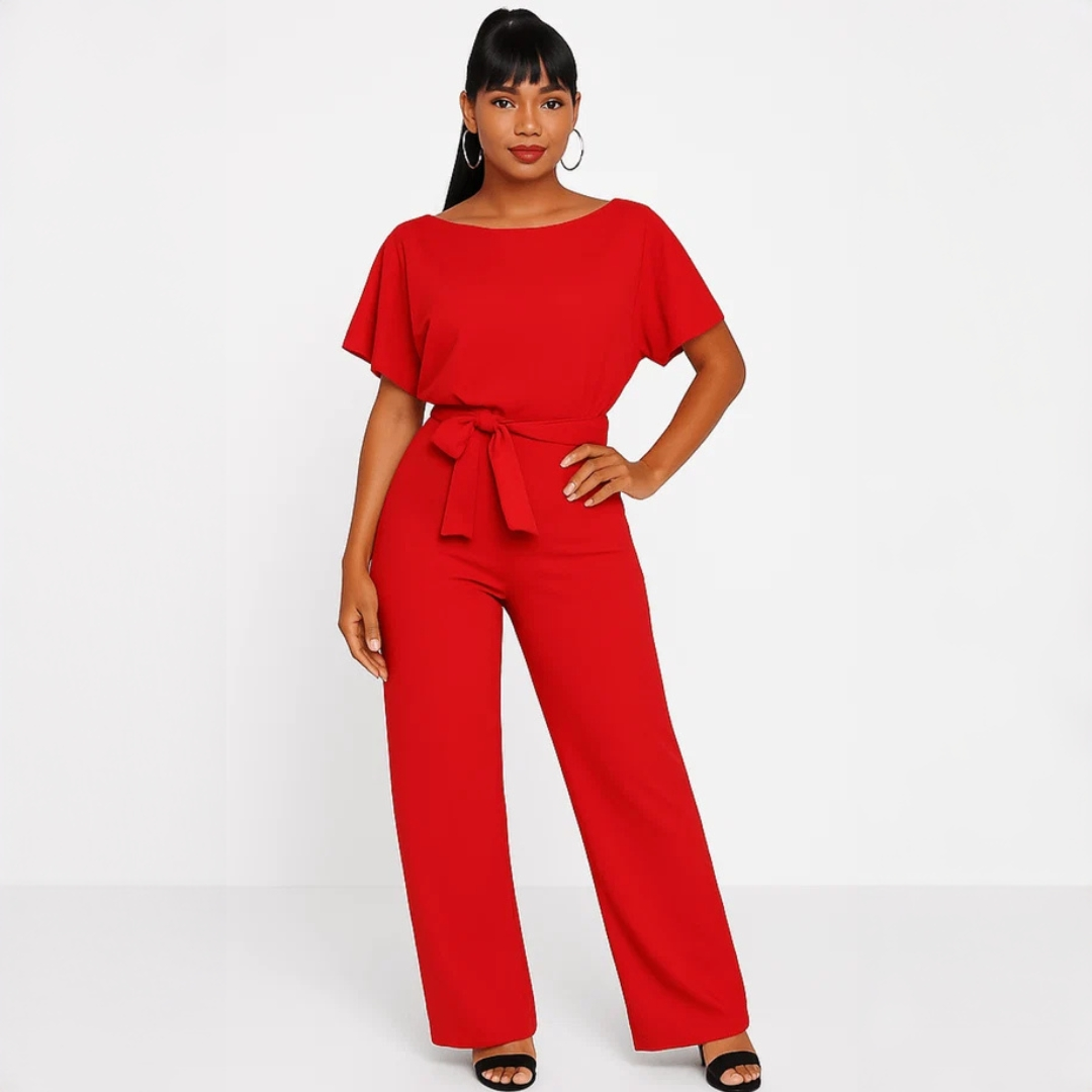 Nora - Eleganter Jumpsuit mit Gürtel