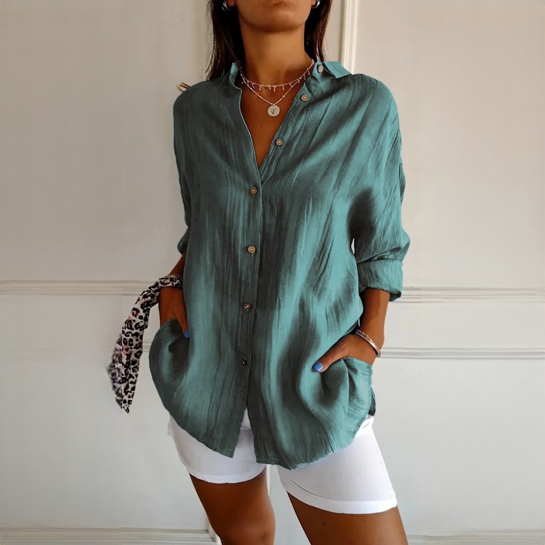 Xaelle - Elegante Bluse mit Knöpfen