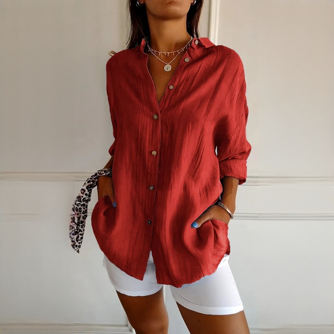 Xaelle - Elegante Bluse mit Knöpfen