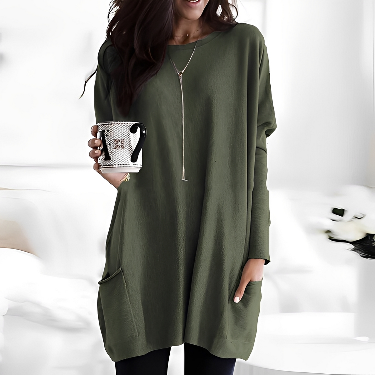 Diane - Komfortabler Langarm-Pullover