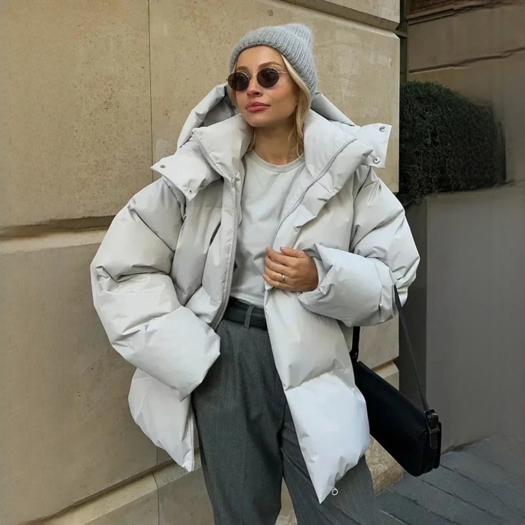 Marzia - Moderne und kuschelige Oversize-Jacke