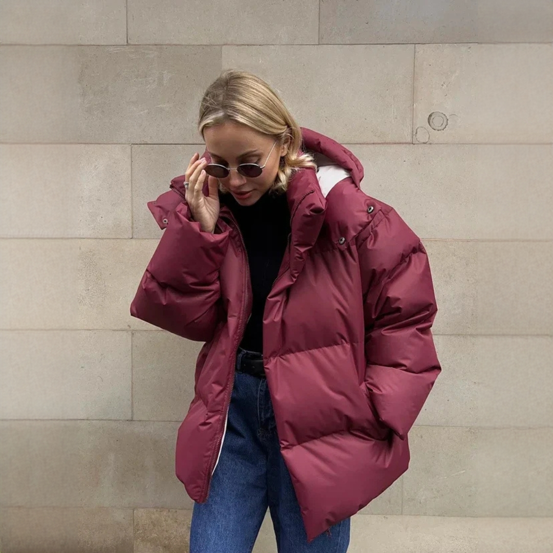 Marzia - Moderne und kuschelige Oversize-Jacke