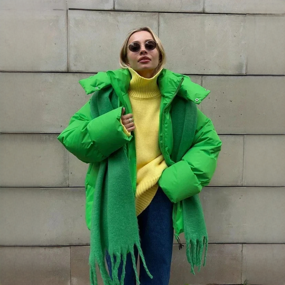 Marzia - Moderne und kuschelige Oversize-Jacke
