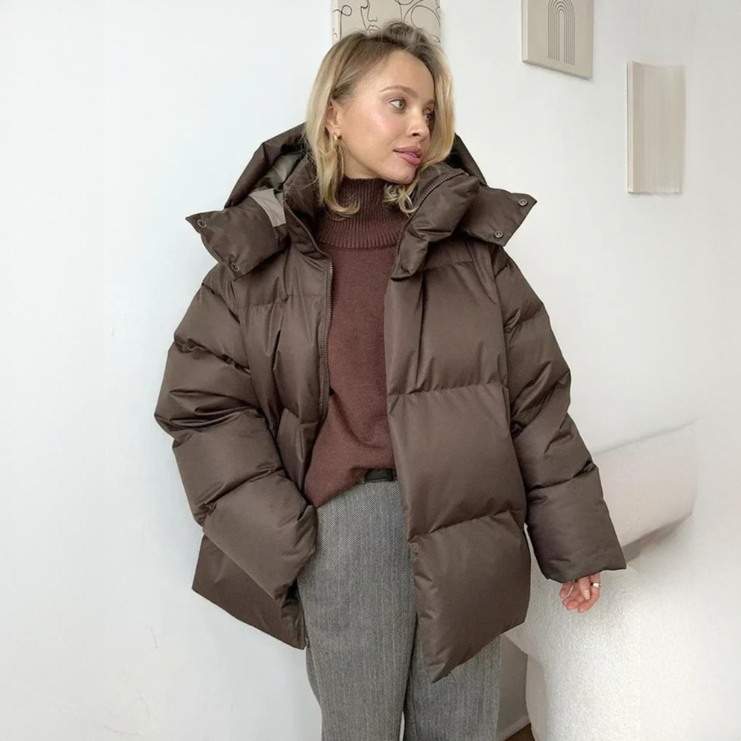 Marzia - Moderne und kuschelige Oversize-Jacke