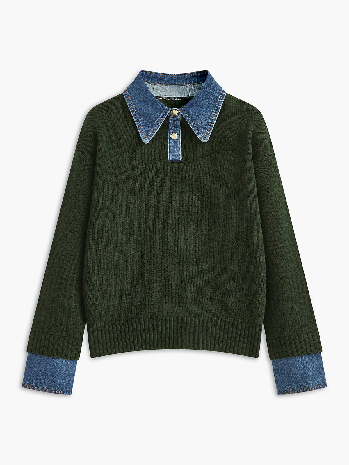Nellie – 2-in-1 Pullover mit Revers-Detail