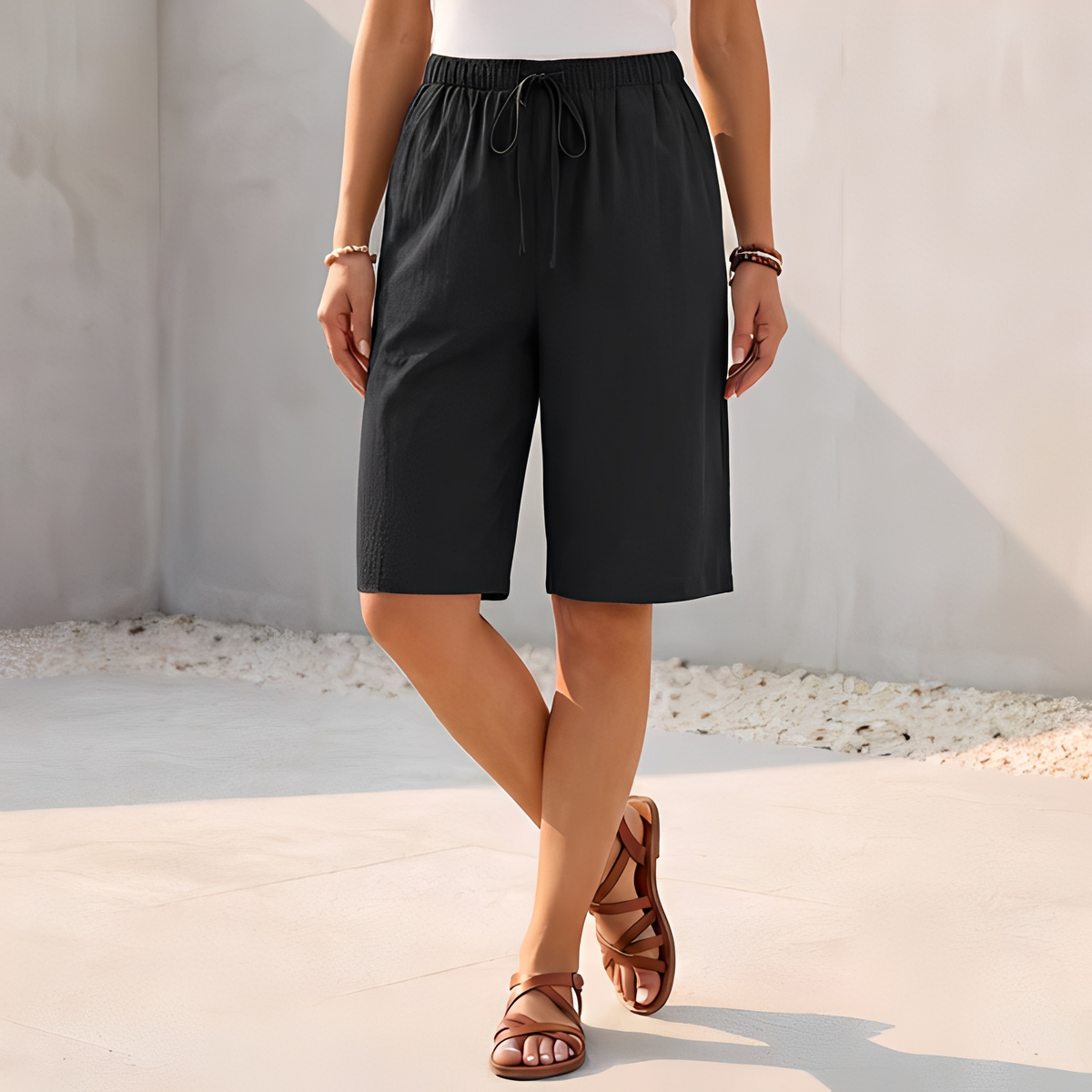 Elvey - Weite Sommer-Shorts für Damen