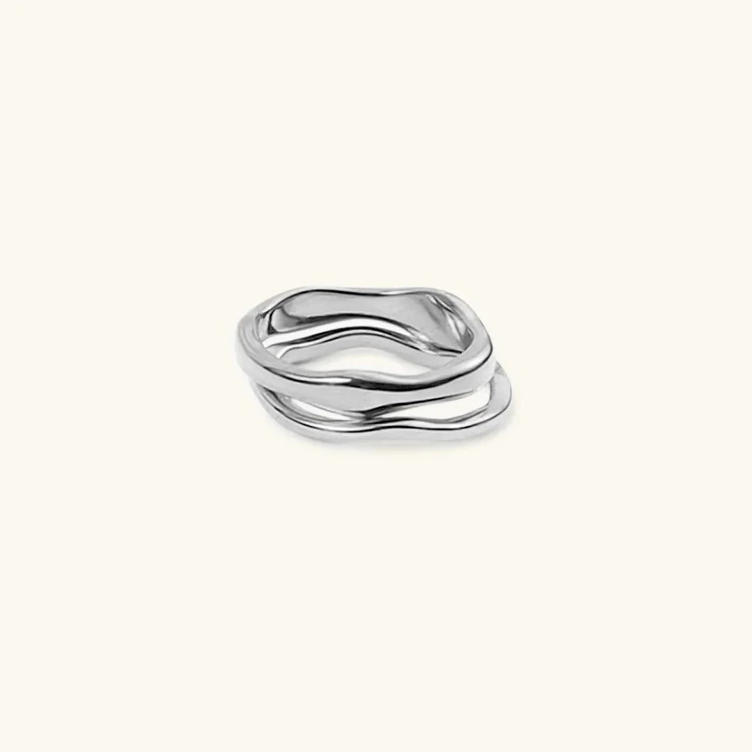 Dianne – Stilvoller überlagerbarer goldener Ring