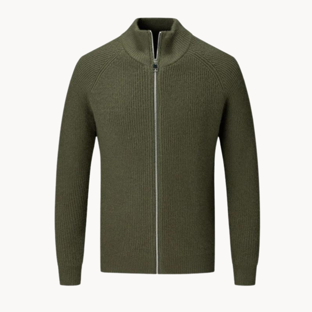 Sebastian – Pullover mit vollem Reißverschluss