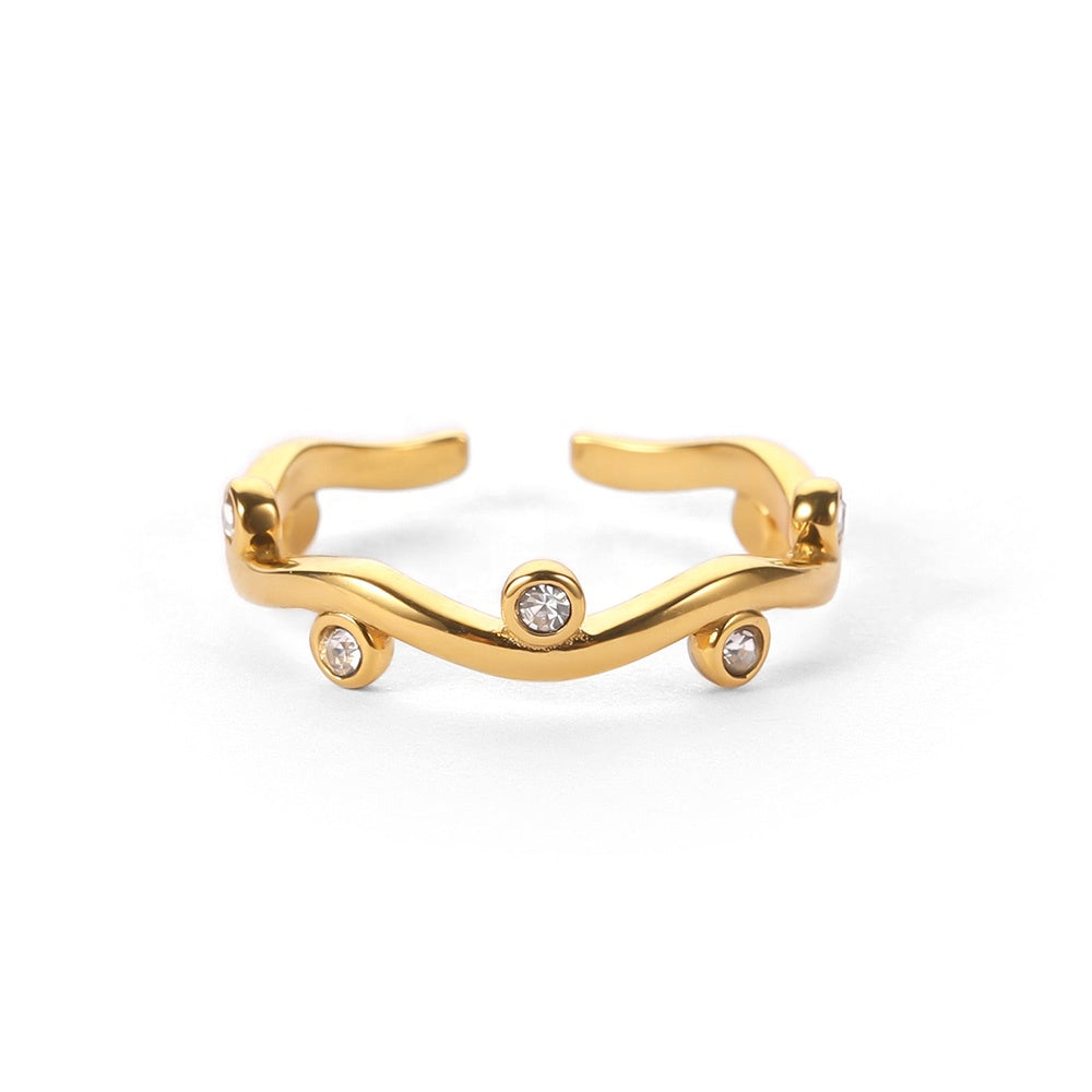 Willow – Anpassbarer Ring in Blattform