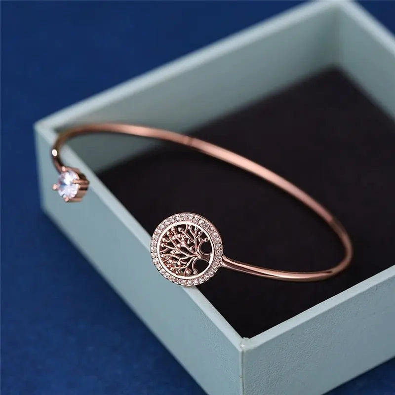 Aeriel – Flexibles Armband mit Lebensbaum