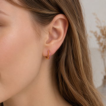 Selena – Hängende Ohrringe mit maritimem Design in Gold