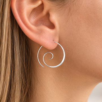 Yara – Boho-spiralohrringe aus hochwertigem Metall