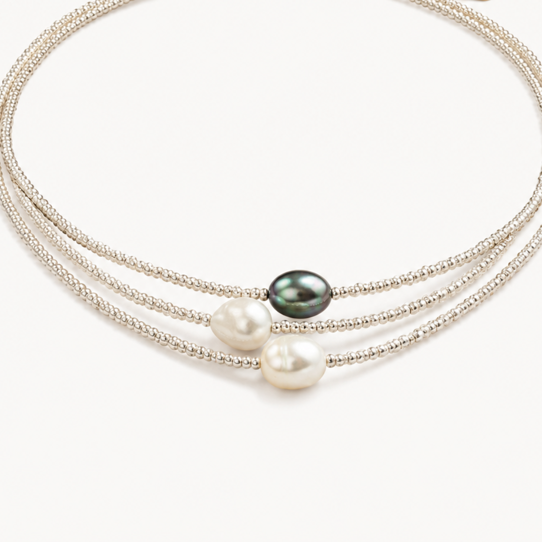 Eternal Grace – Halskette mit Naturperlen