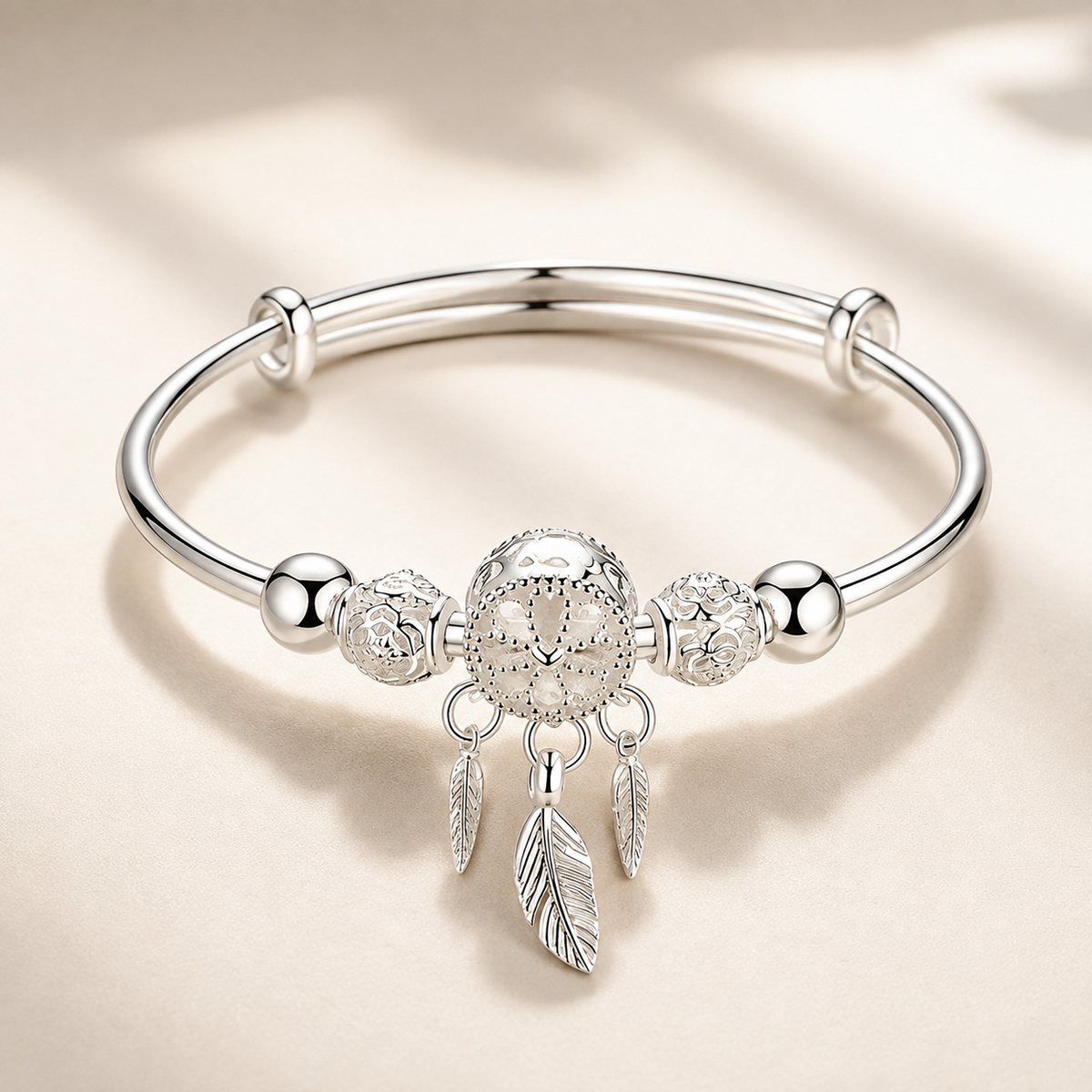 Aiyana – Einstellbares Traumfängerarmband