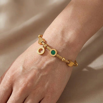 Rhian – Armband mit Unterschrift in Gold