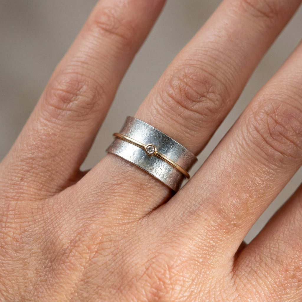 Eloise – Vintage-Ring mit zarter Linie