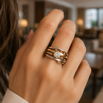 Rhian – Vintage-Ring mit feinen Details