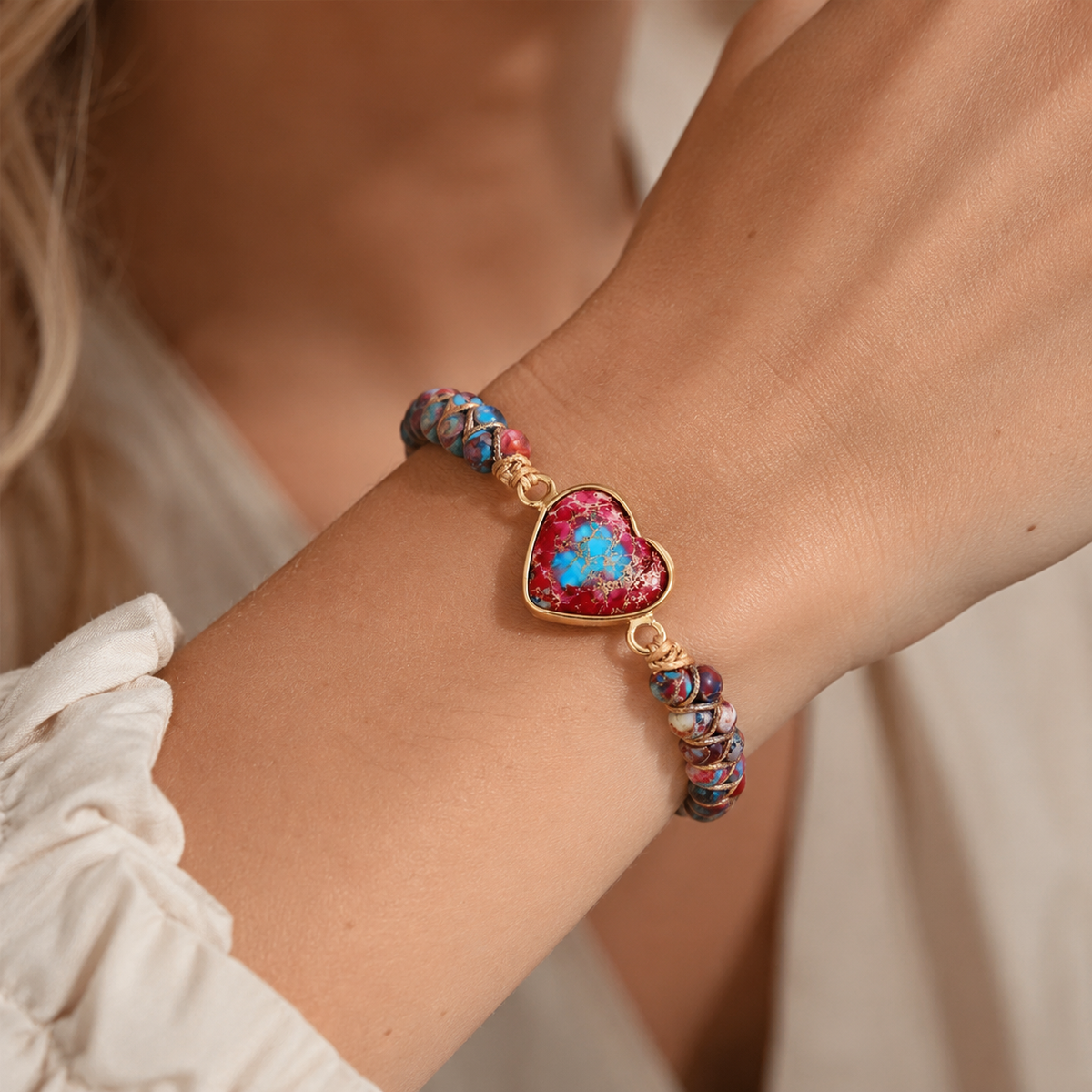 Tilda – Heilsames Armband aus natürlichem Gestein