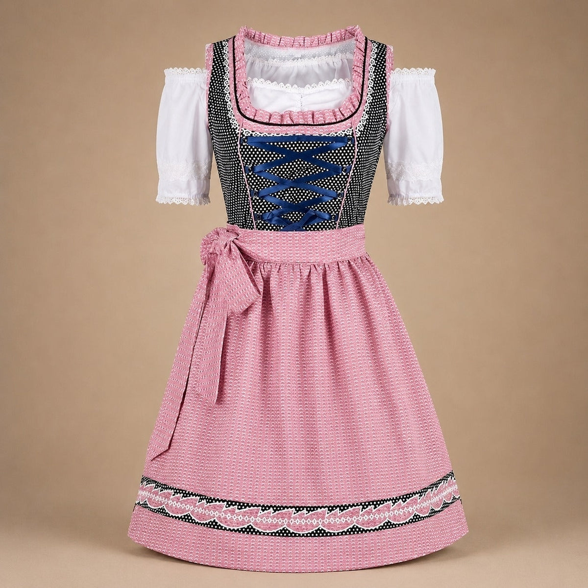Abbie - Traditionelles und luftiges Dirndl für das Oktoberfest (Futter nicht enthalten)