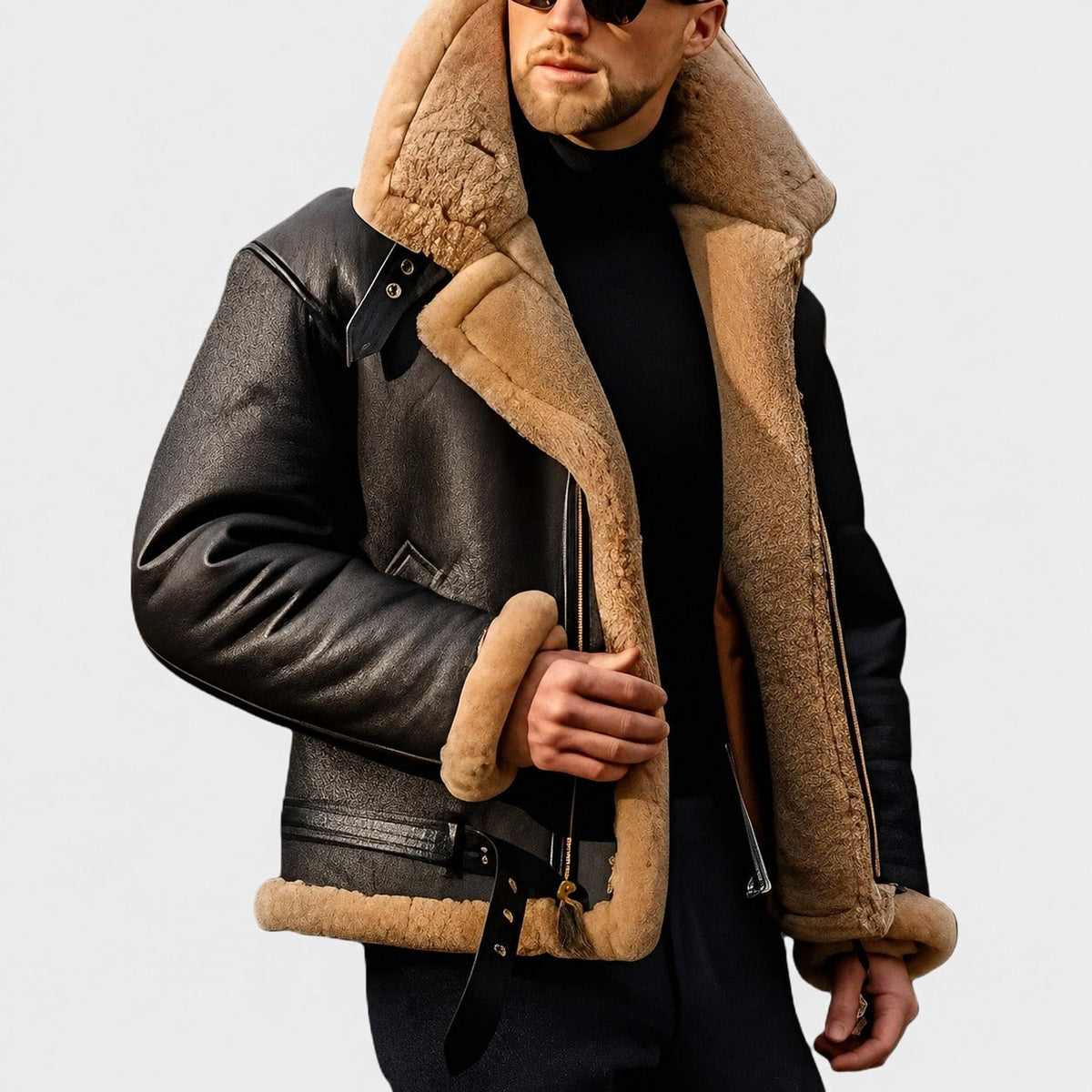 Jeffrey - Modische Herrenjacke mit warmem Innenfutter
