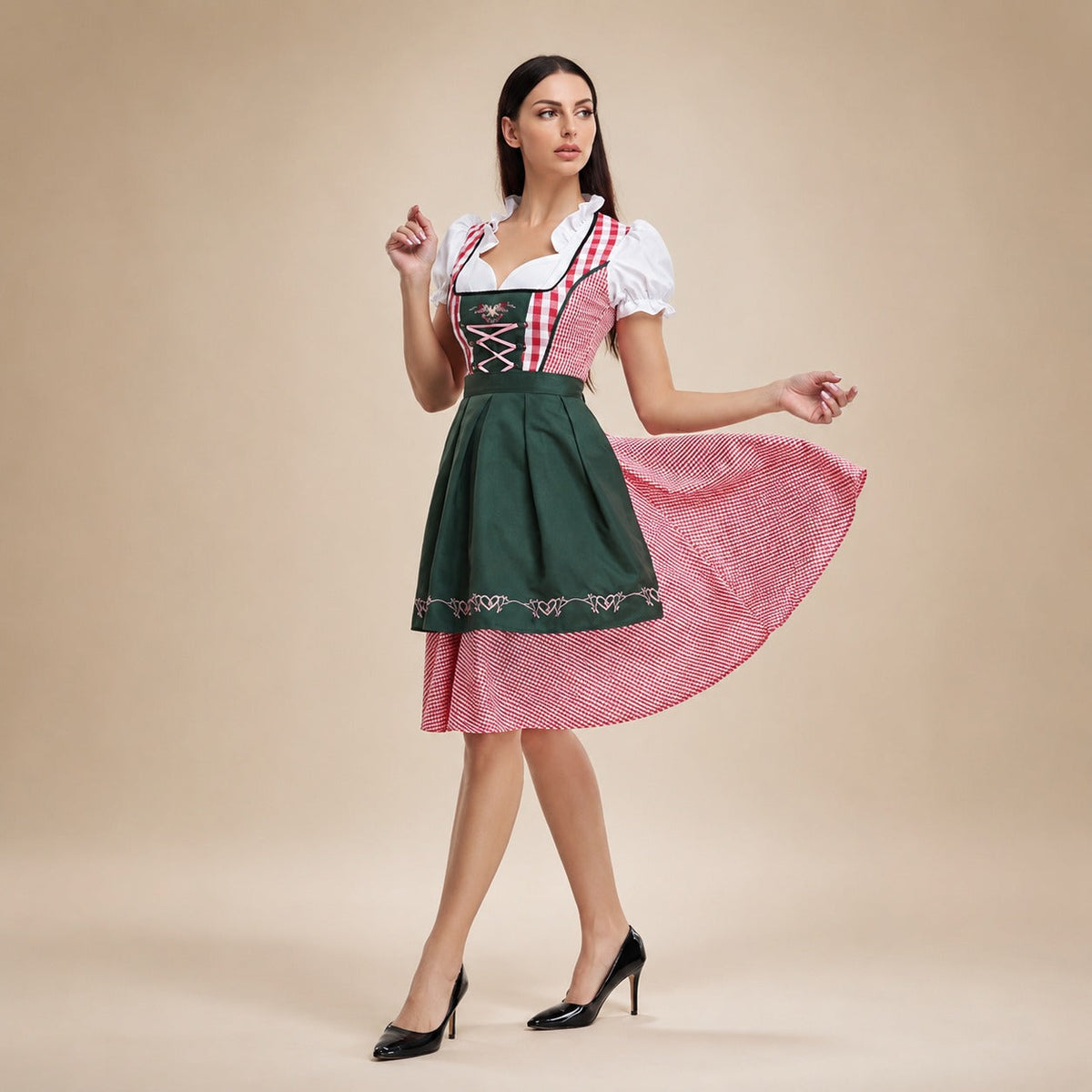 Amanda - Klassisches Oktoberfest-Dirndl (Futter nicht enthalten)