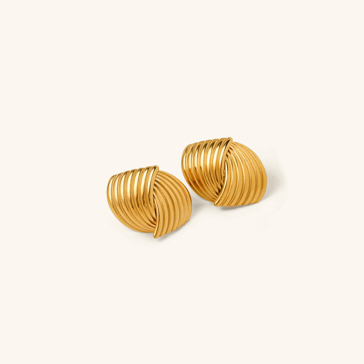 Sonia - Wellenohrringe aus Gold
