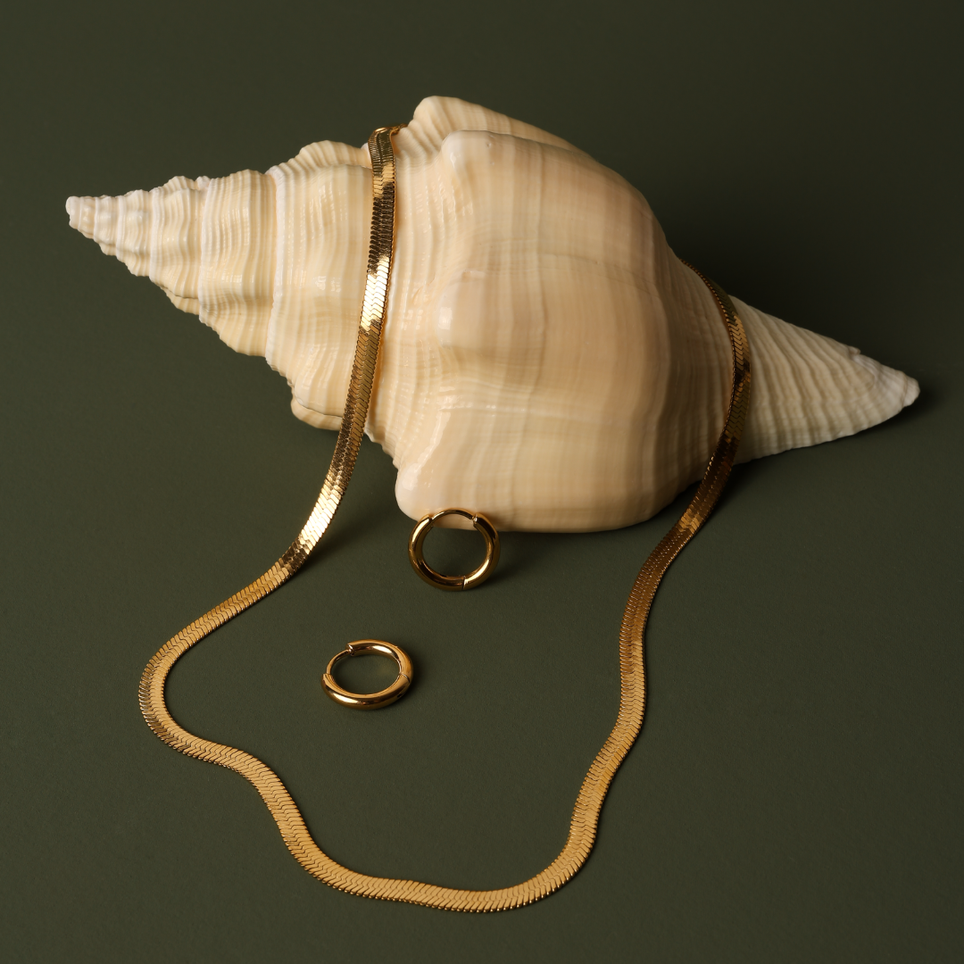 Kauai – Wasserfeste Herringbone-Halskette