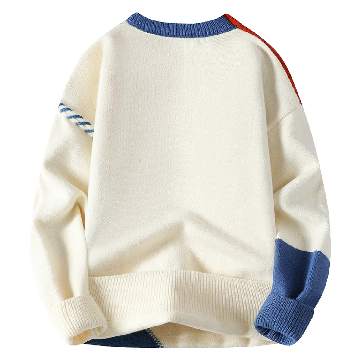 Timo – Herren-Patchwork-Strickpullover